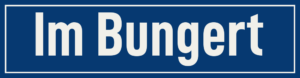 Straßenschild Im Bungert