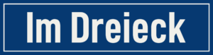 Straßenschild Im Dreieck