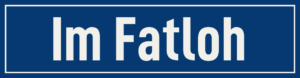 Straßenschild Im Fatloh