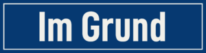 Straßenschild Im Grund