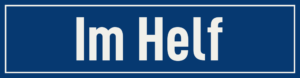 Straßenschild Im Helf