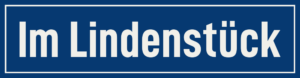 Straßenschild Im Lindenstück