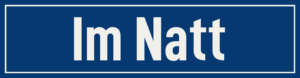 Straßenschild Im Natt