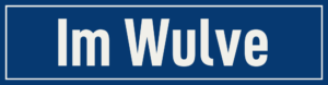 Straßenschild Im Wulve