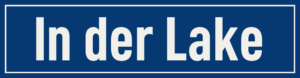 Straßenschild In der Lake