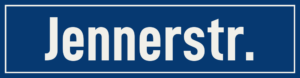 Straßenschild Jennerstraße