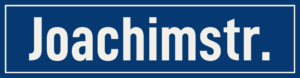 Straßenschild Joachimstraße