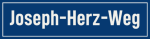 Straßenschild Joseph-Herz-Weg