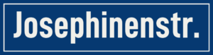 Straßenschild Josephinenstraße