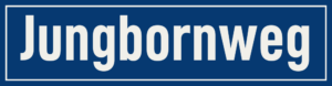 Straßenschild Jungbornweg