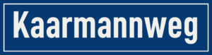 Straßenschild Kaarmannweg