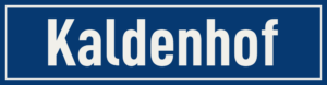 Straßenschild Kaldenhof
