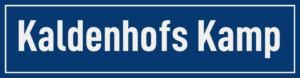Straßenschild Kaldenhofs Kamp