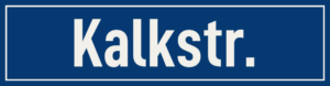 Straßenschild Kalkstraße