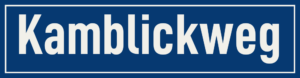 Straßenschild Kamblickweg