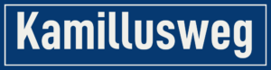 Straßenschild Kamillusweg