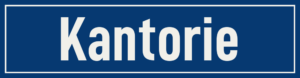 Straßenschild Kantorie