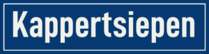 Straßenschild Kappertsiepen
