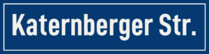 Straßenschild Katernberger Straße