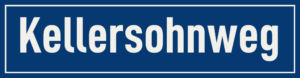 Straßenschild Kellersohnweg
