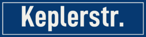 Straßenschild Keplerstraße