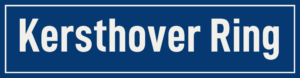 Straßenschild Kersthover Ring