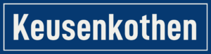 Straßenschild Keusenkothen