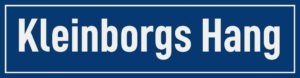 Straßenschild Kleinborgs Hang