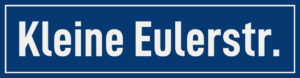 Straßenschild Kleine Eulerstraße