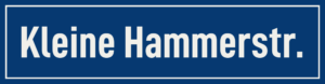 Straßenschild Kleine Hammerstraße
