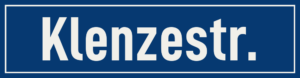 Straßenschild Klenzestraße