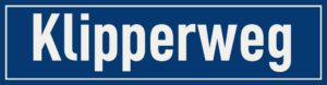 Straßenschild Klipperweg