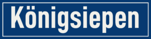 Straßenschild Königsiepen
