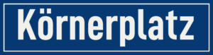 Straßenschild Körnerplatz