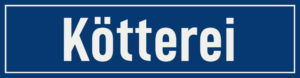 Straßenschild Kötterei