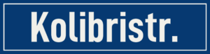 Straßenschild Kolibristraße