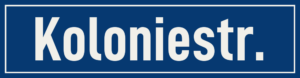 Straßenschild Koloniestraße