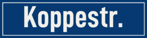 Straßenschild Koppestraße