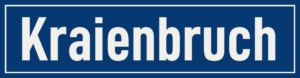 Straßenschild Kraienbruch