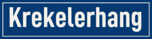 Straßenschild Krekelerhang