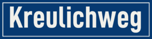 Straßenschild Kreulichweg