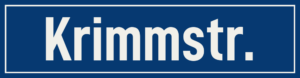 Straßenschild Krimmstraße