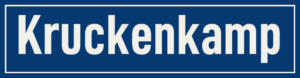 Straßenschild Kruckenkamp