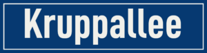 Straßenschild Kruppallee