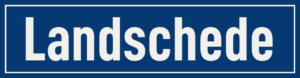 Straßenschild Landschede