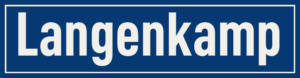 Straßenschild Langenkamp