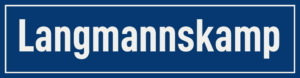 Straßenschild Langmannskamp