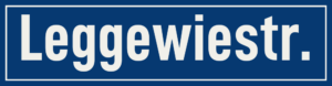 Straßenschild Leggewiestraße