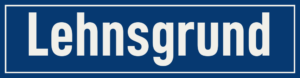 Straßenschild Lehnsgrund