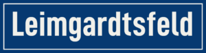 Straßenschild Leimgardtsfeld
